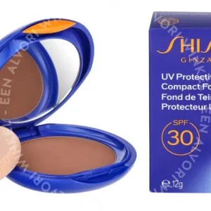 Shiseido UV Protective Compact Foundation SPF30 12g Dark Beige fles en verpakking