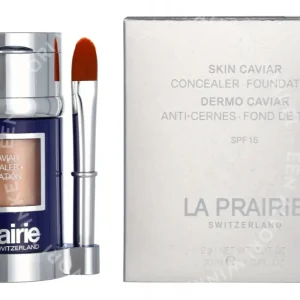 La Prairie Skin Caviar Foundation SPF15 30ml Pure Ivory N-20 fles en verpakking