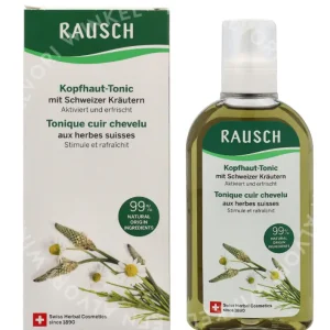 Rausch Swiss Herbs Scalp Tonic 200ml  fles en verpakking