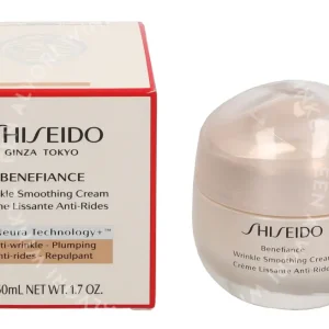Shiseido Benefiance Wrinkle Smoothing Cream 50ml Anti-Wrinkle - Plumping fles en verpakking