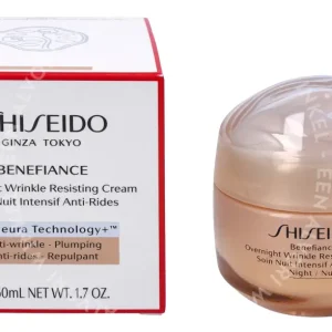 Shiseido Benefiance Overnight Wrinkle Resisting Cream 50ml  fles en verpakking