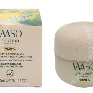 Shiseido WASO Yuzu-C Beauty Sleeping Mask 50ml  fles en verpakking