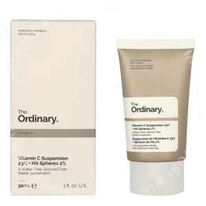 The Ordinary Vitamin C Suspension 23% + HA Spheres 2% 30ml  fles en verpakking