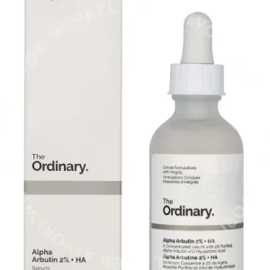 The Ordinary Alpha Arbutin 2% + HA 60ml  fles en verpakking