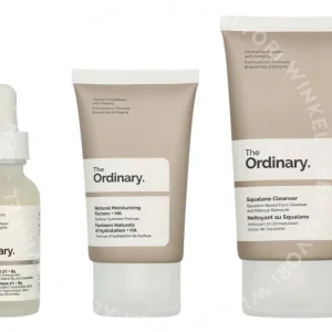 The Ordinary The Daily Set 110ml Cleanser 50ml/Hyaluronic Acid 30ml/Natural Moisturizing Factors and HA 30ml fles
