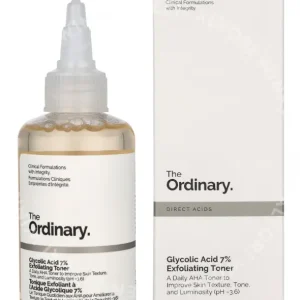The Ordinary Glycolic Acid 7% Toning Solution 100ml  fles en verpakking