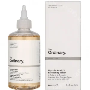 The Ordinary Glycolic Acid 7% Exfoliating Toner 240ml  fles en verpakking