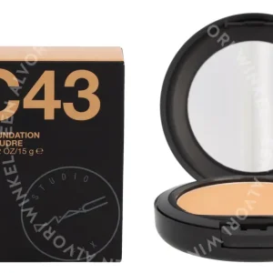 MAC Studio Fix Powder Plus Foundation 15g NC43 fles en verpakking