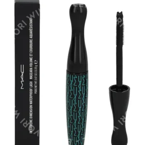 MAC In Extreme Dimension Waterproof Lash Mascara 13.39g Dimensional Black fles en verpakking