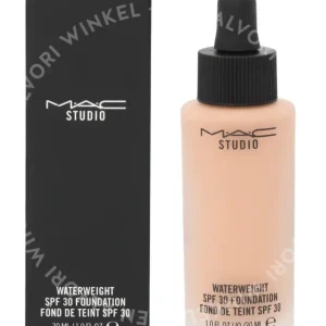 MAC Studio Waterweight Foundation SPF30 30ml NW25 fles en verpakking