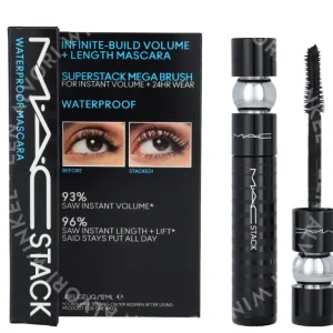MAC Stack Waterproof Mascara 12ml  fles en verpakking