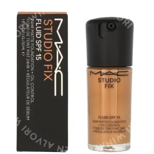 MAC Studio Fix Fluid Foundation SPF15 30ml NC44 fles en verpakking