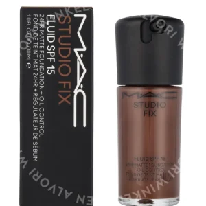MAC Studio Fix Fluid Foundation SPF15 30ml NW58 fles en verpakking