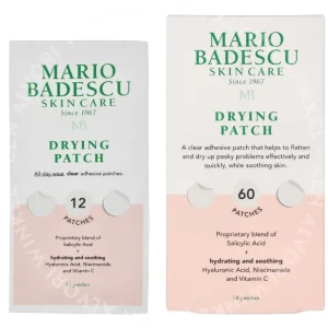 Mario Badescu Drying Patch 60stuk 60 Patches fles en verpakking