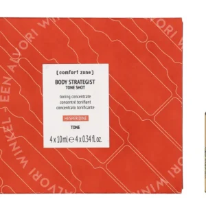 Comfort Zone Body Strategist Tone Shot 40ml 4x10ml fles en verpakking