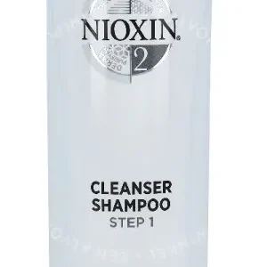 Nioxin System 2 Cleanser Shampoo 300ml Natural Hair Progressed Thinning/Step 1 verpakking