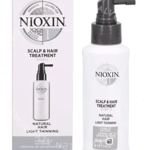 Nioxin System 1 Scalp & Hair Treatment 100ml Step 3/Natural Hair Light Thinning fles en verpakking