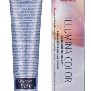 Wella Illumina Color - Permanent Creme 60ml 7/35 fles en verpakking