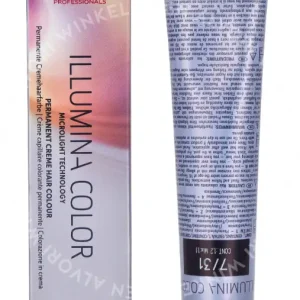 Wella Illumina Color - Permanent Creme 60ml 7/31 fles en verpakking