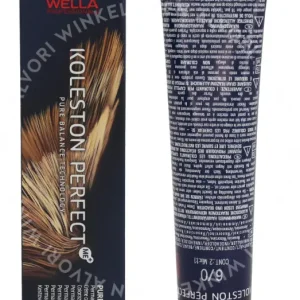 Wella Koleston Perfect Me+ - Pure Naturals 60ml 6/0 Dark Blonde fles en verpakking
