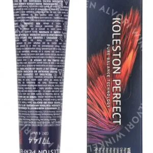 Wella Koleston Perfect Me+ - Vibrant Reds 60ml 77/44 Medium Blonde Intensive Red Intensive fles en verpakking
