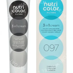 Revlon Nutri Color Filters 3 In 1 Cream 100ml 097 Turquoise fles en verpakking