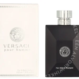 Versace Pour Homme Hair & Body Shampoo 250ml  fles en verpakking