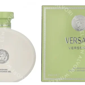 Versace Versense Shower Gel 200ml Refreshing Bath . fles en verpakking