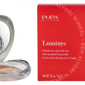 Pupa Luminys Baked All Over Illuminating Blush-Powder 9g #01 Stripes Rose fles en verpakking