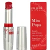 Pupa Miss Pupa Lipstick 2.4ml #500 Love Pearly Red fles en verpakking