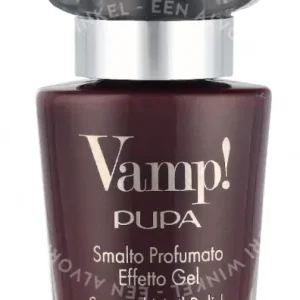 Pupa Vamp! Scented Nail Polish 9ml #304 Intrepid Red-Black fles