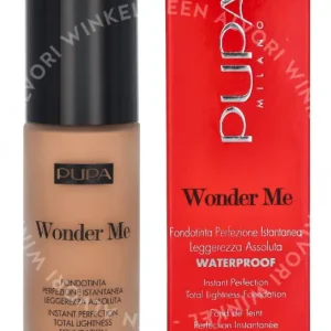Pupa Wonder Me Waterproof Foundation 30ml #060 Biscuit Warm fles en verpakking