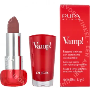 Pupa Vamp! Extreme Colour Lipstick 3.5g #205 Iconic Nude fles en verpakking
