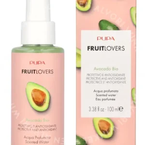 Pupa Fruit Lovers Scented Water Spray 100ml Avocado fles en verpakking