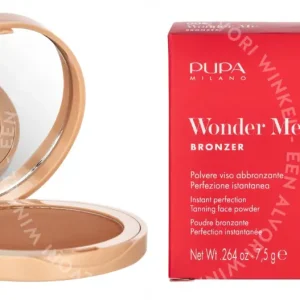 Pupa Wonder Me Blush 7.5g #004 Dark Warm fles en verpakking
