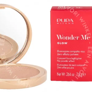 Pupa Wonder Me Blush 7.5g #101 Rose Gold fles en verpakking