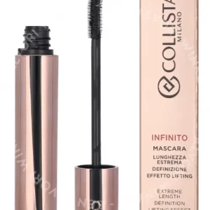 Collistar Infinito Mascara 7.5ml Refillable Extra Nero Black fles en verpakking