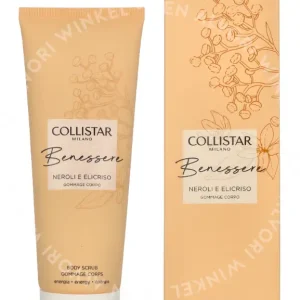 Collistar Benessere Neroli And Helichrysum Body Scrub 250ml fles en verpakking