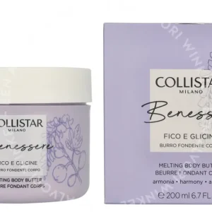 Collistar Benessere Fig And Wisteria Melting Body Butter 200ml  fles en verpakking