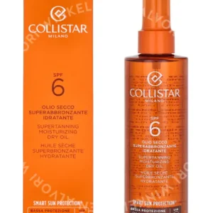 Collistar Supertanning Moisturizing Dry Oil SPF6 200ml  fles en verpakking