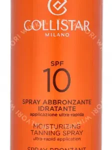 Collistar Moisturizing Tanning Spray SPF10 200ml  verpakking