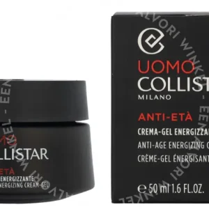 Collistar Uomo Anti-Age Energizing Cream-Gel 50ml  fles en verpakking