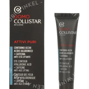 Collistar Uomo Attivi Puri Eye Contour 15ml  fles en verpakking