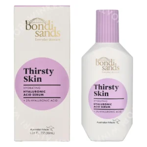 Bondi Sands Thirsty Skin Hyaluronic Acid Serum 30ml  fles en verpakking