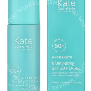 Kate Somerville HydraKate Illuminating Drops SPF50+ 50ml  fles en verpakking
