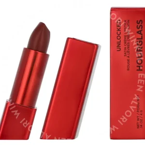 Hourglass Unlocked Satin Creme Lipstick 4g Red 0 fles en verpakking