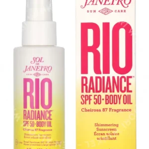 Sol De Janeiro Rio Radiance Body Oil SPF50 90ml  fles en verpakking