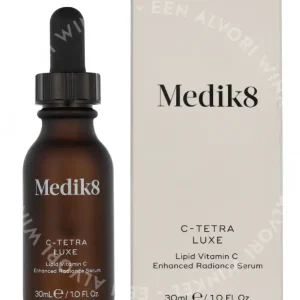 Medik8 C-Tetra Luxe Serum 30ml fles en verpakking