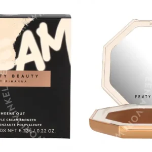 Fenty Beauty Cheeks Out Freestyle Cream Bronzer 6.23g #04 Hunnie Glaze fles en verpakking