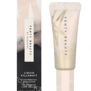 Fenty Beauty Liquid Killawatt Fluid Highlighter 15ml #01 Sidechick fles en verpakking
